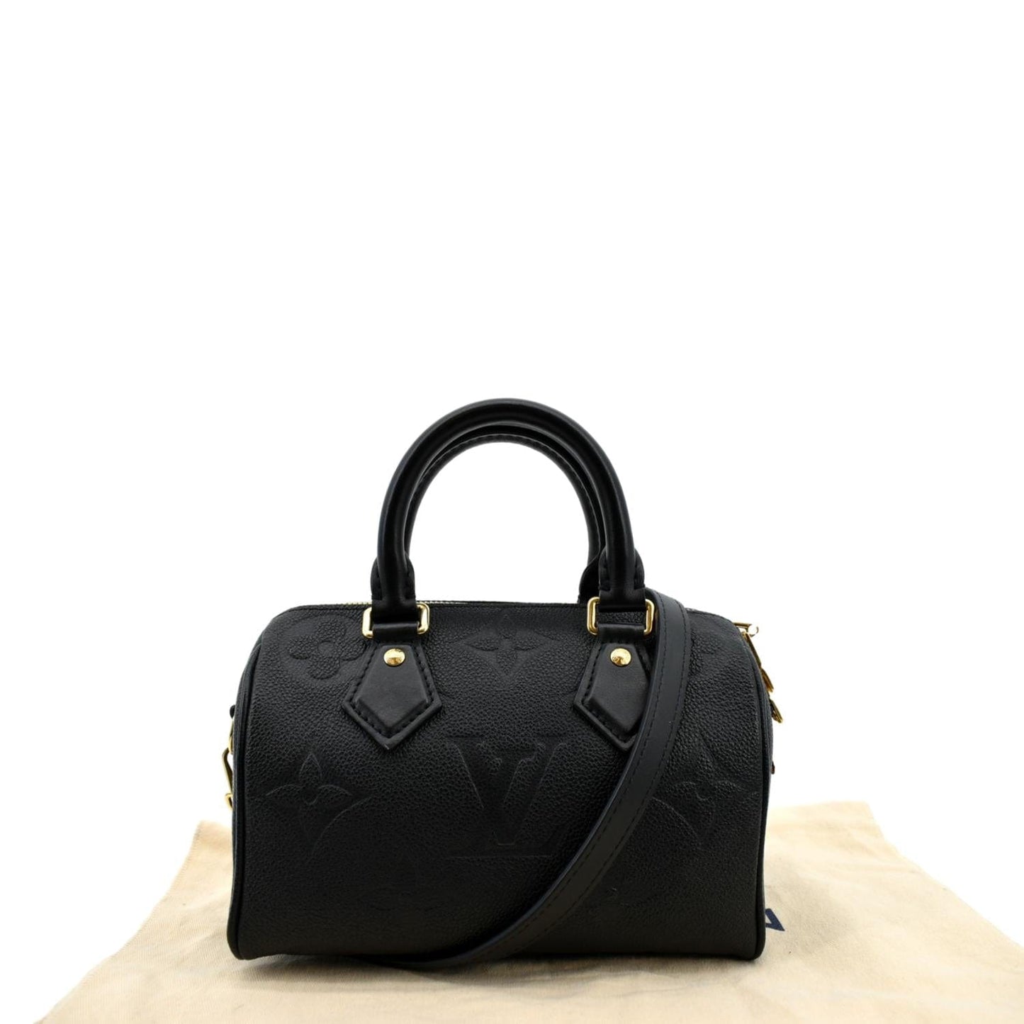 LOUIS VUITTON Giant  20 Bandouliere Empreinte  Shoulder Bag Black