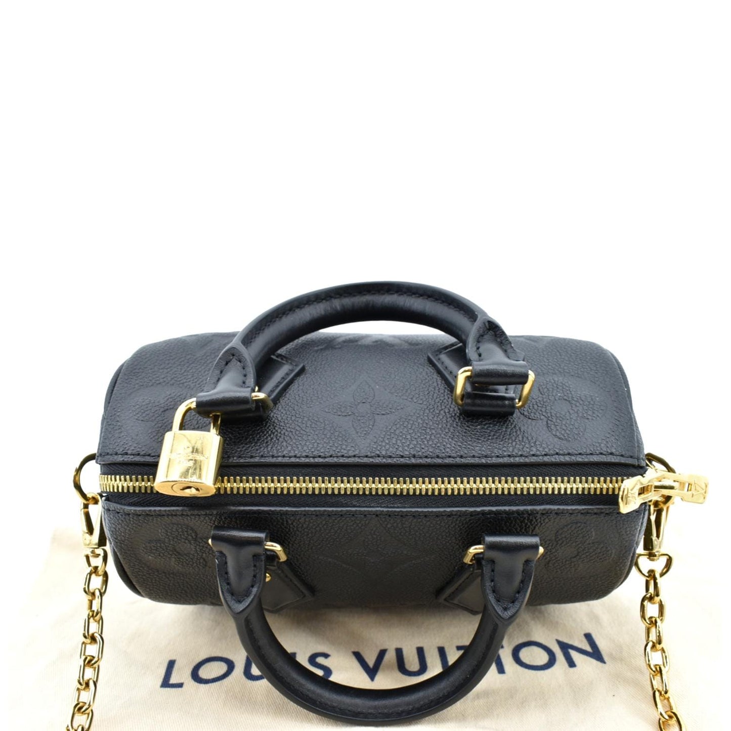 LOUIS VUITTON Giant  20 Bandouliere Empreinte  Shoulder Bag Black