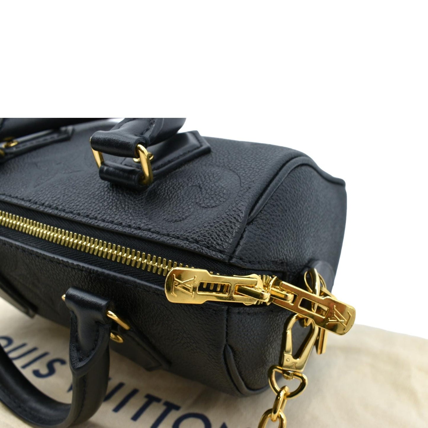 LOUIS VUITTON Giant  20 Bandouliere Empreinte  Shoulder Bag Black