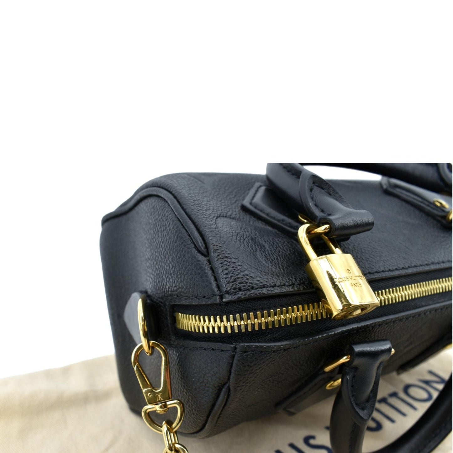 LOUIS VUITTON Giant  20 Bandouliere Empreinte  Shoulder Bag Black