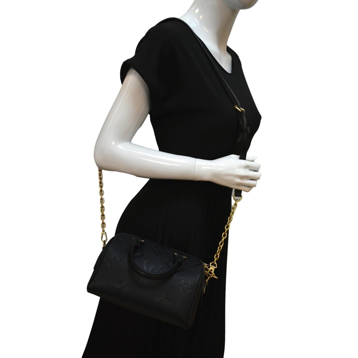 LOUIS VUITTON Giant  20 Bandouliere Empreinte  Shoulder Bag Black