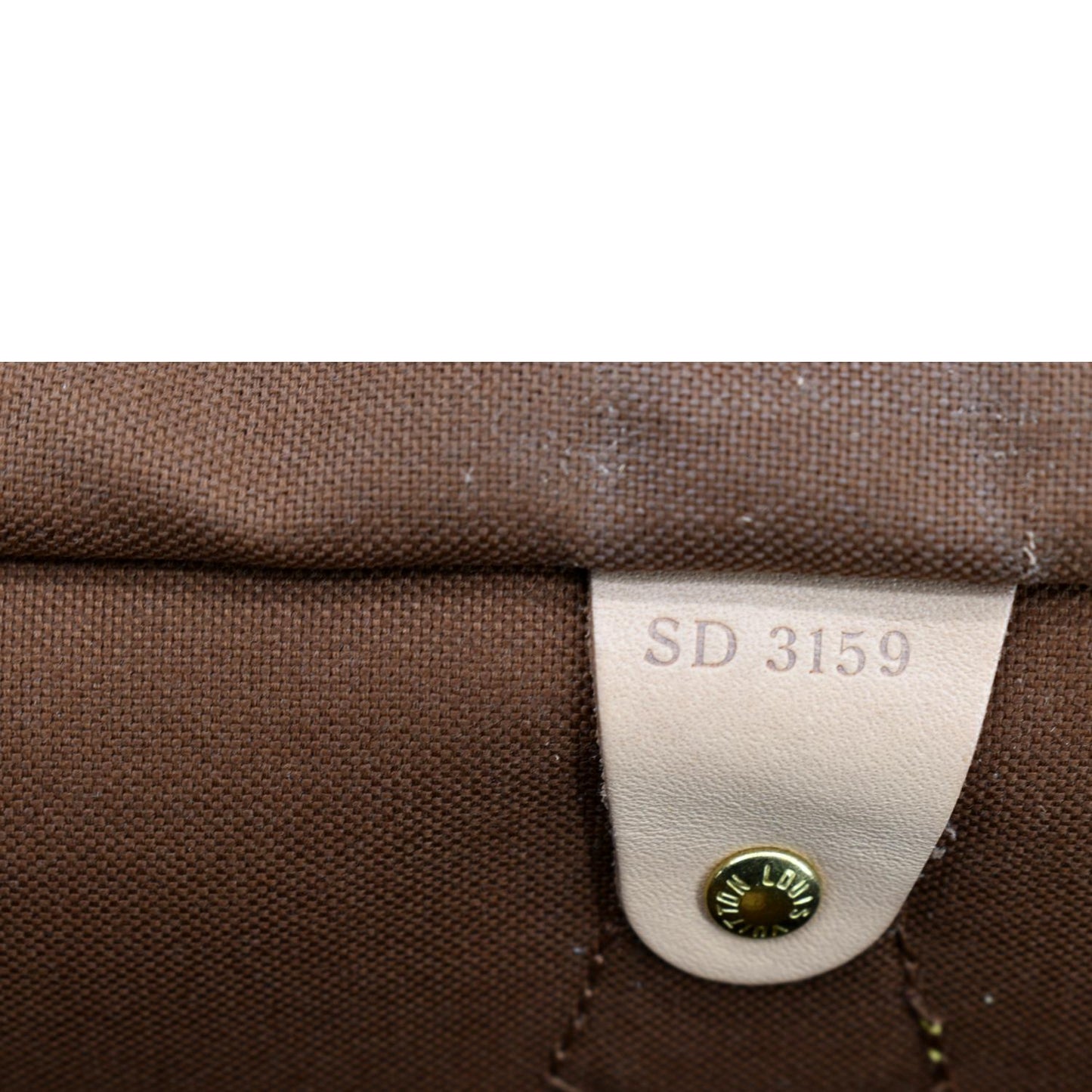 LOUIS VUITTON  40 Bandouliere Monogram Canvas Shoulder Bag Brown