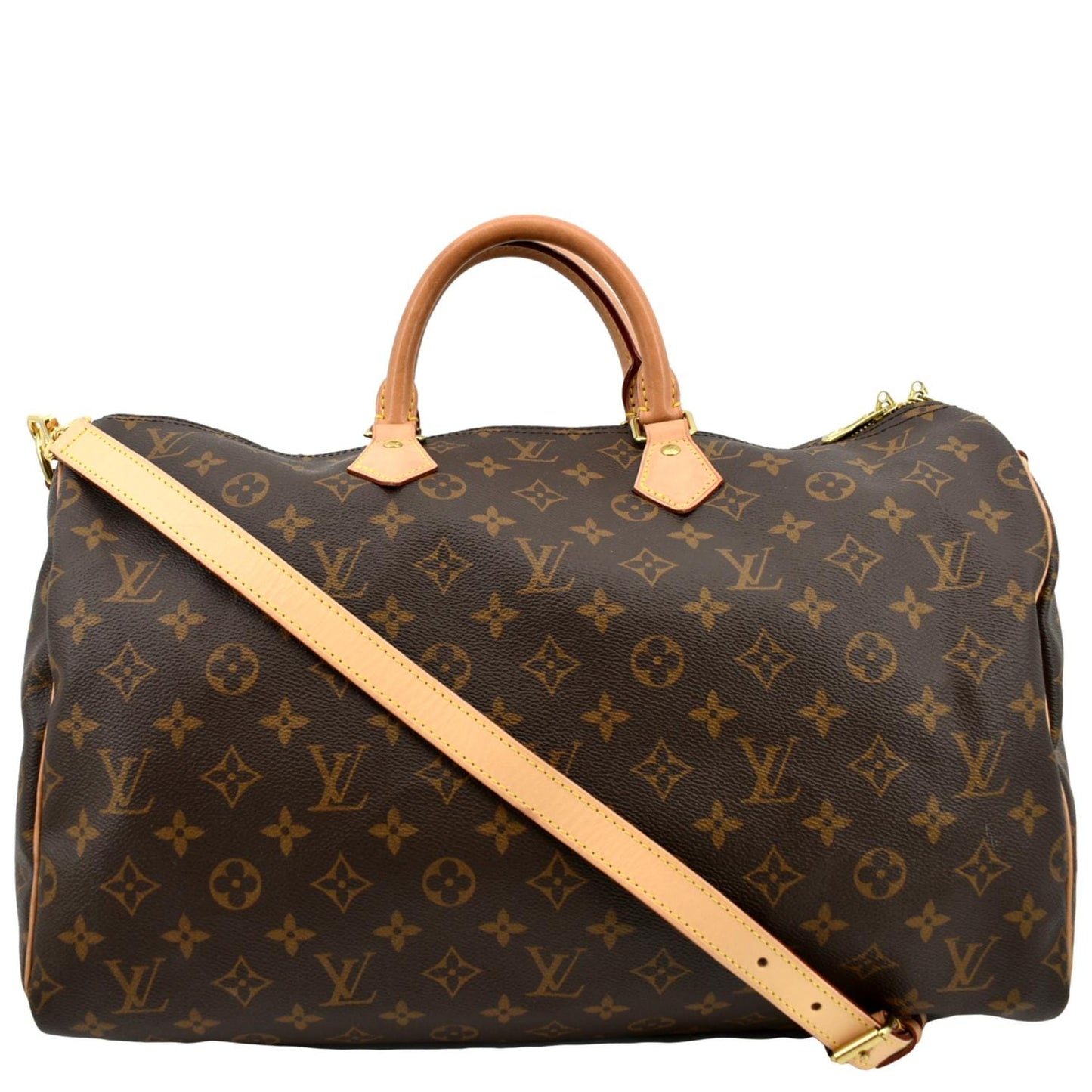 LOUIS VUITTON  40 Bandouliere Monogram Canvas Shoulder Bag Brown