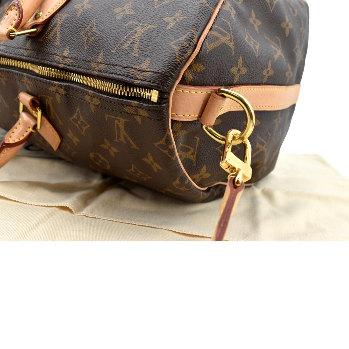 LOUIS VUITTON  40 Bandouliere Monogram Canvas Shoulder Bag Brown