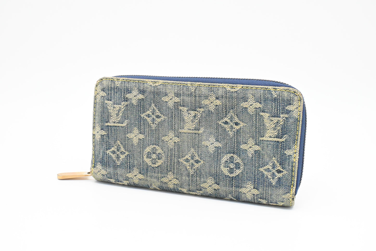 Louis Vuitton Long Zippy Wallet in Monogram Denim