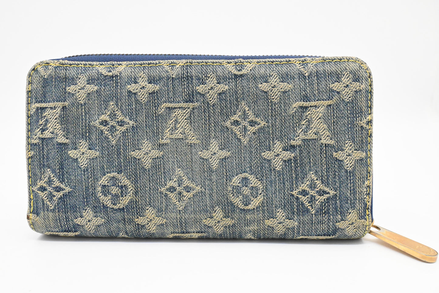 Louis Vuitton Long Zippy Wallet in Monogram Denim