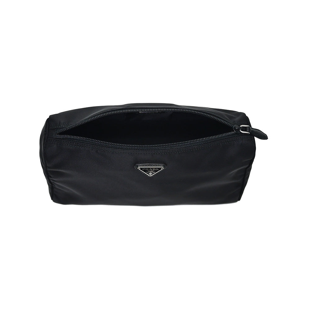 Prada Nero Tessuto Large Cosmetic Pouch [Clearance Sale]