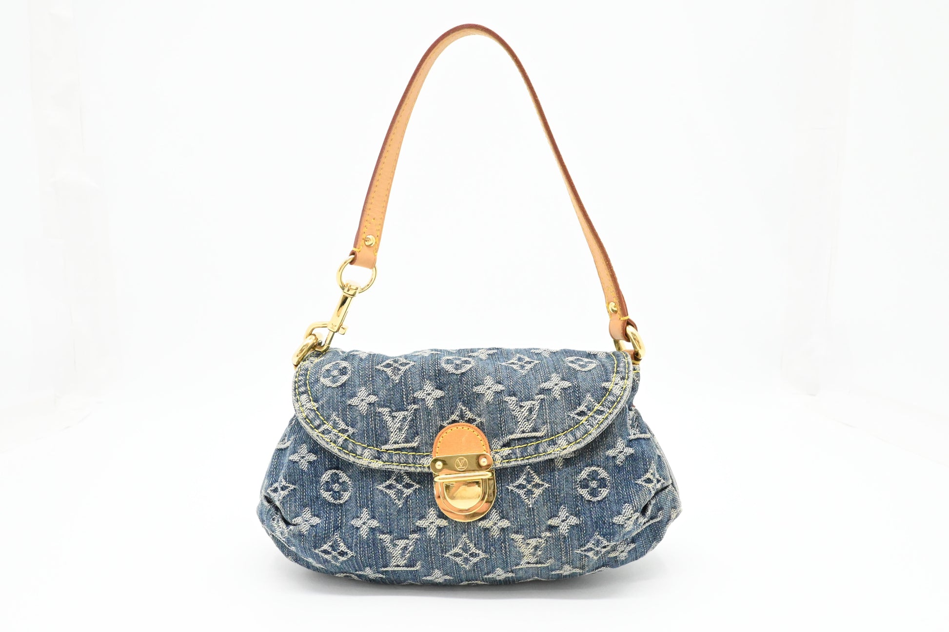 Louis Vuitton Mini Pleaty in Monogram Denim