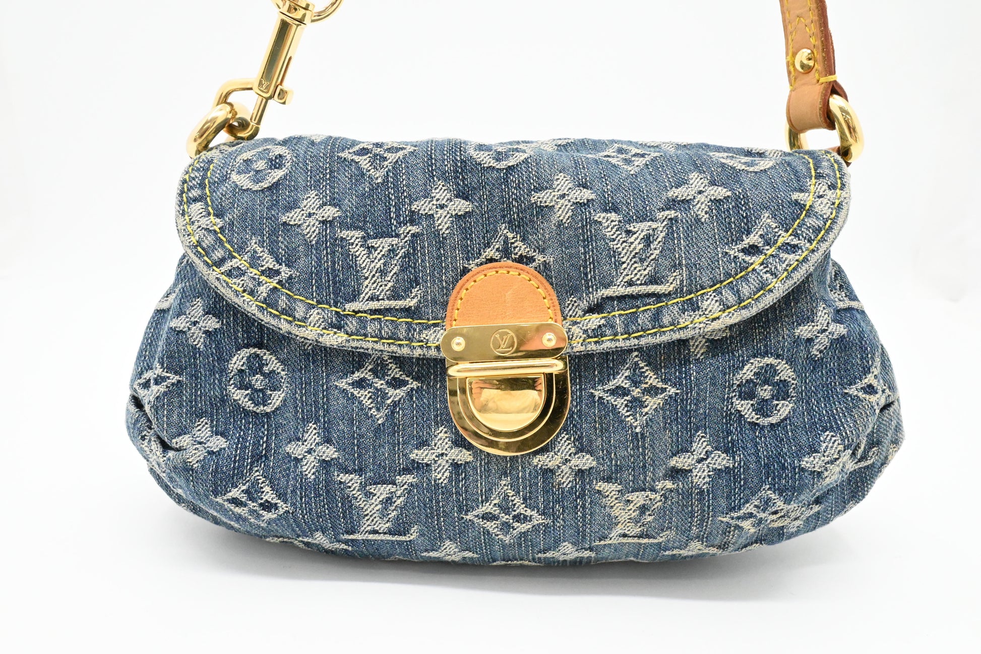 Louis Vuitton Mini Pleaty in Monogram Denim