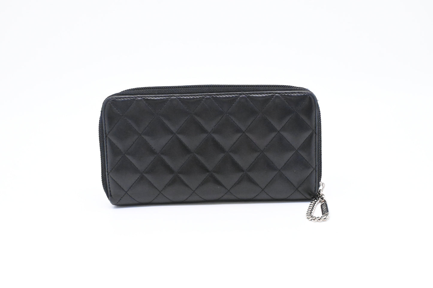 Chanel Cambon Wallet in Black Matelasse Leather