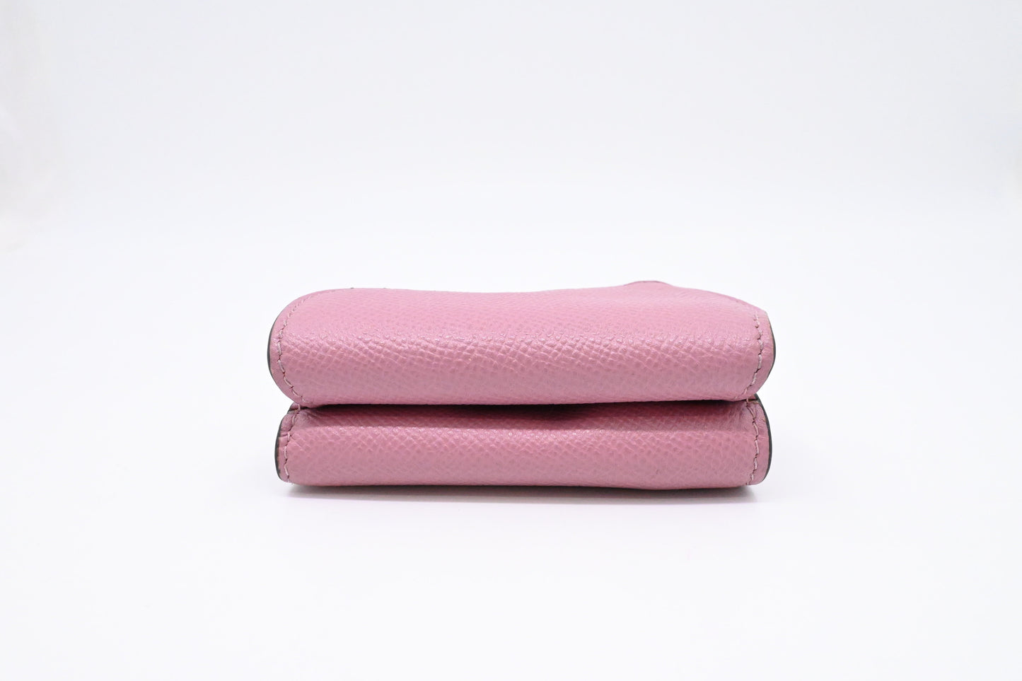 Dior Saddle Compact Wallet in Pink Leather