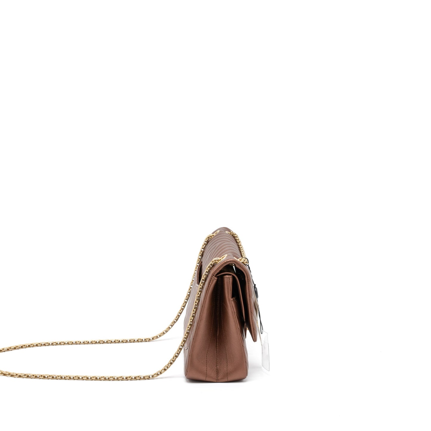 Chanel 2.55 226 Reissue Flap Bag Chevron Aged Calfskin Bronze Brushed