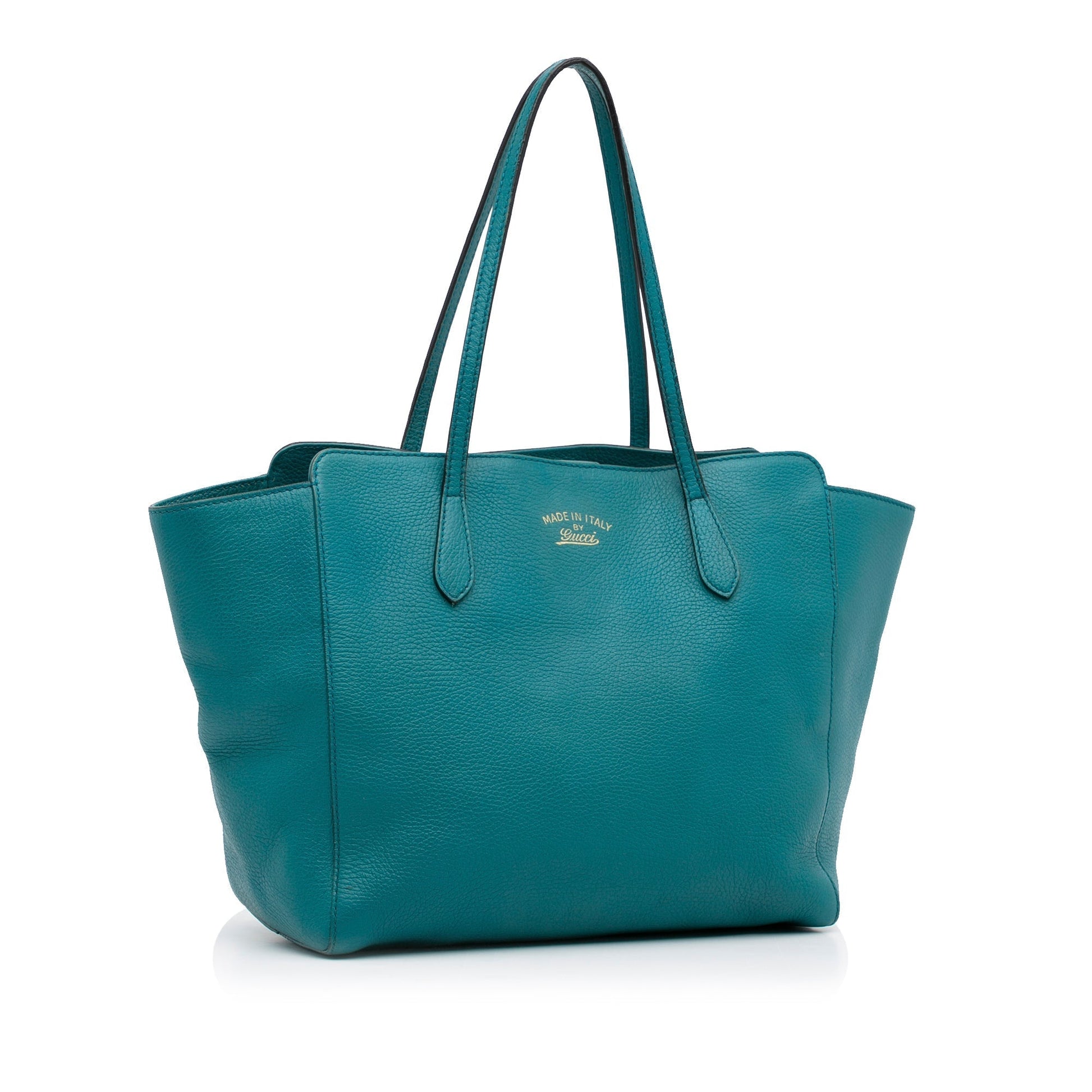 Gucci Blue Leather Tote Style 1
