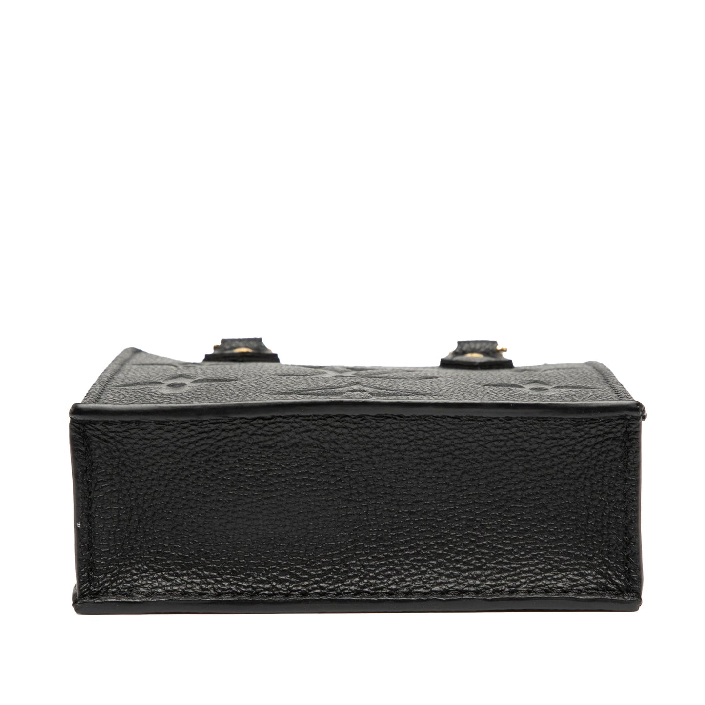 Black Louis Vuitton Monogram Empreinte Petit Sac Plat Satchel