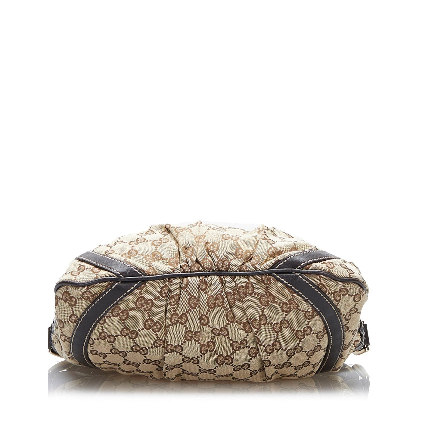 Gucci Abbey Leather Canvas Crossbody