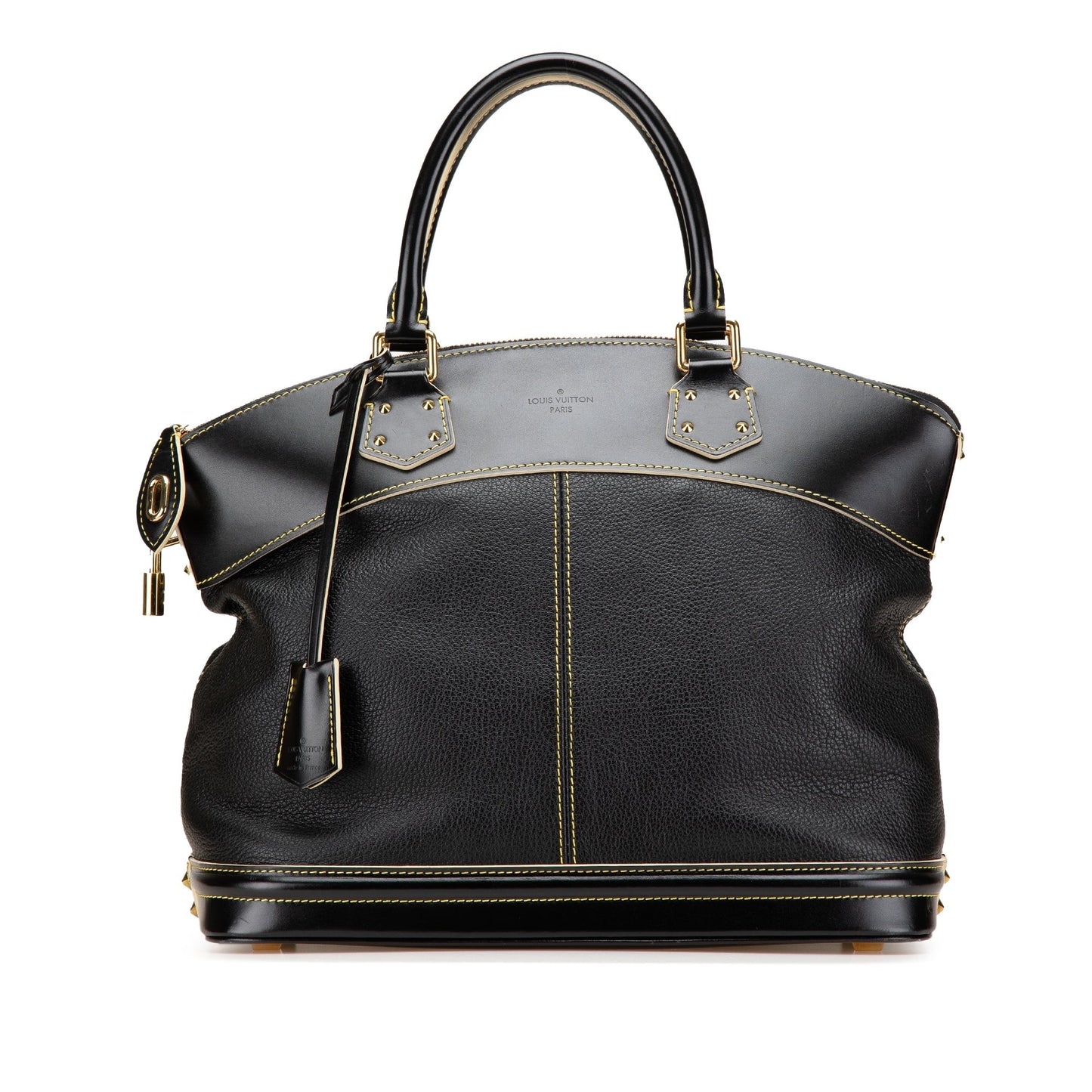 Black Louis Vuitton Suhali Lockit PM Handbag