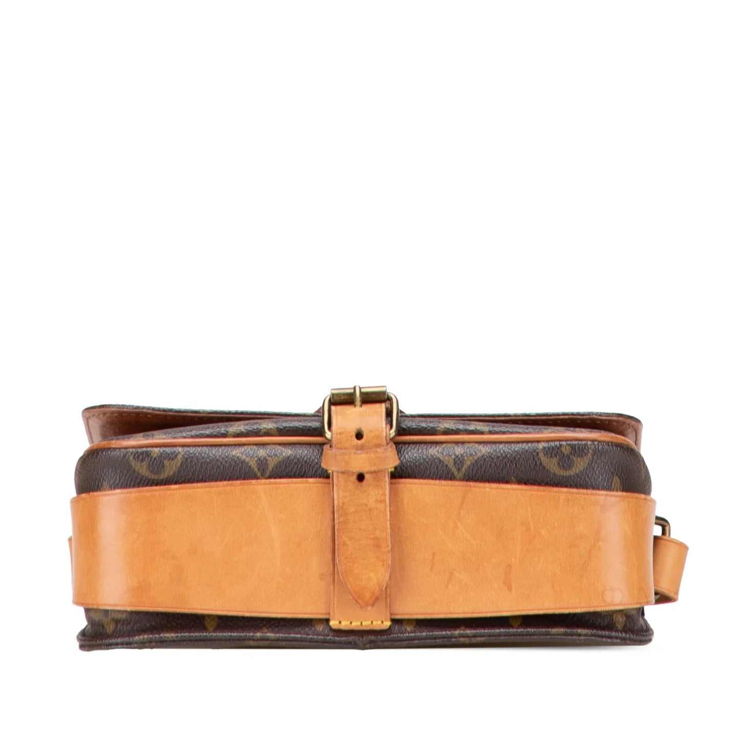 Brown Louis Vuitton Monogram Cartouchiere MM Crossbody Bag