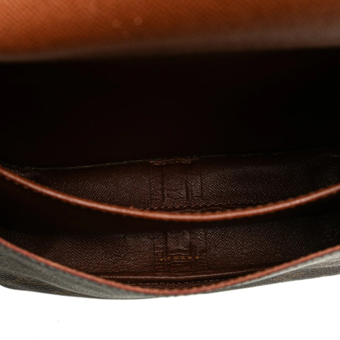 Brown Louis Vuitton Monogram Cartouchiere MM Crossbody Bag