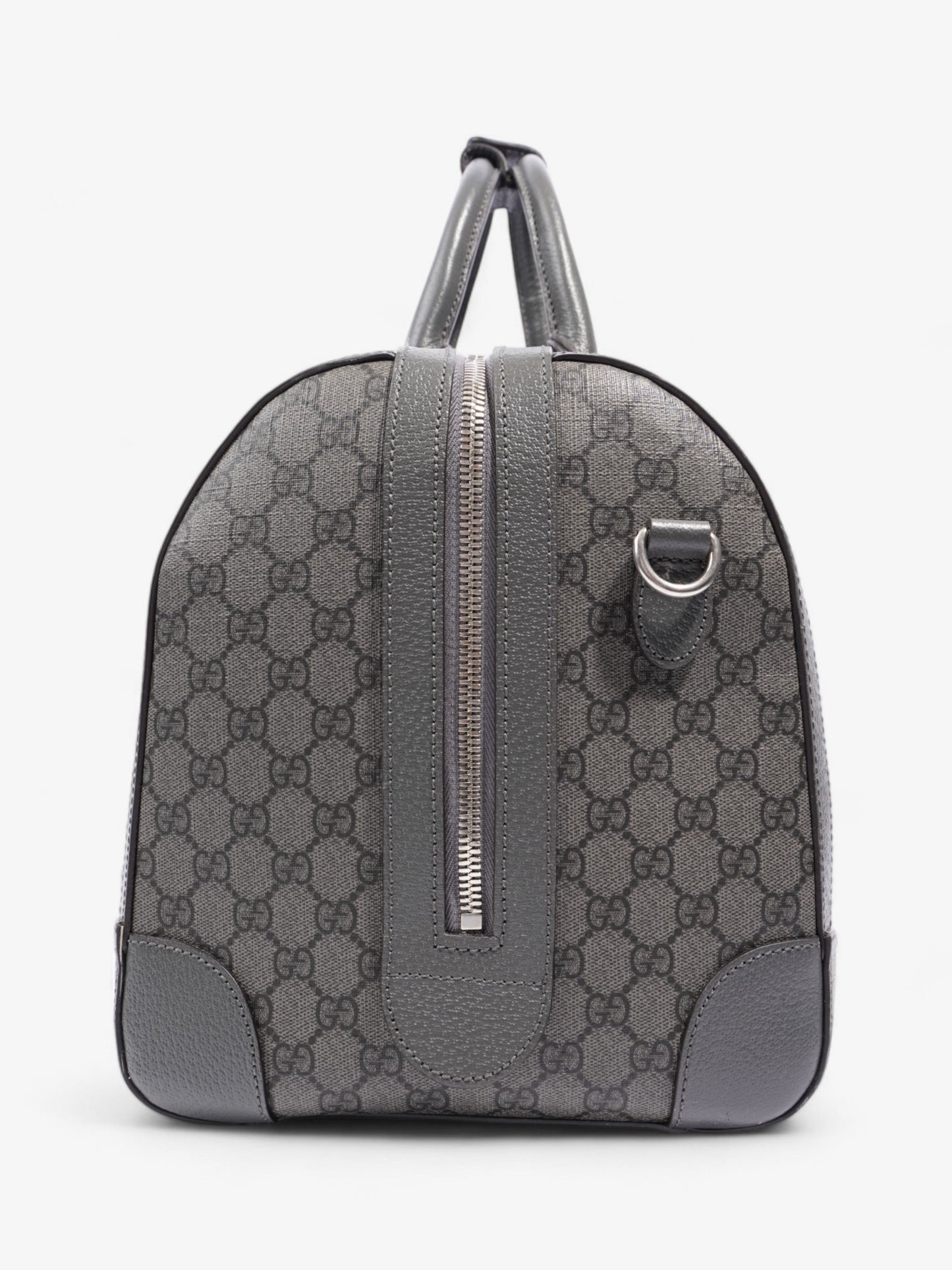 Gucci Ophidia Duffle Bag GG Supreme / Grey Coated Canvas Large