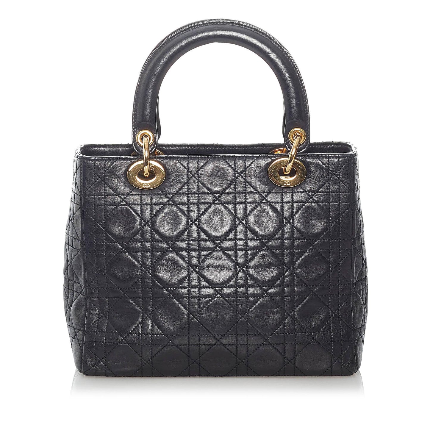 Dior Cannage Lady Dior Lambskin Leather Handbag (SHG-31012)