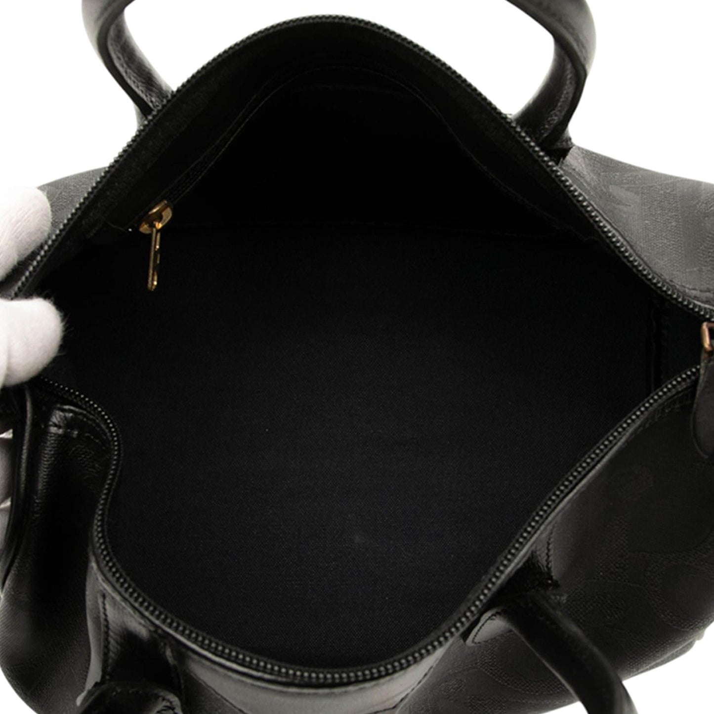 Dior Diorissimo Trotter Coated Canvas Boston Bag