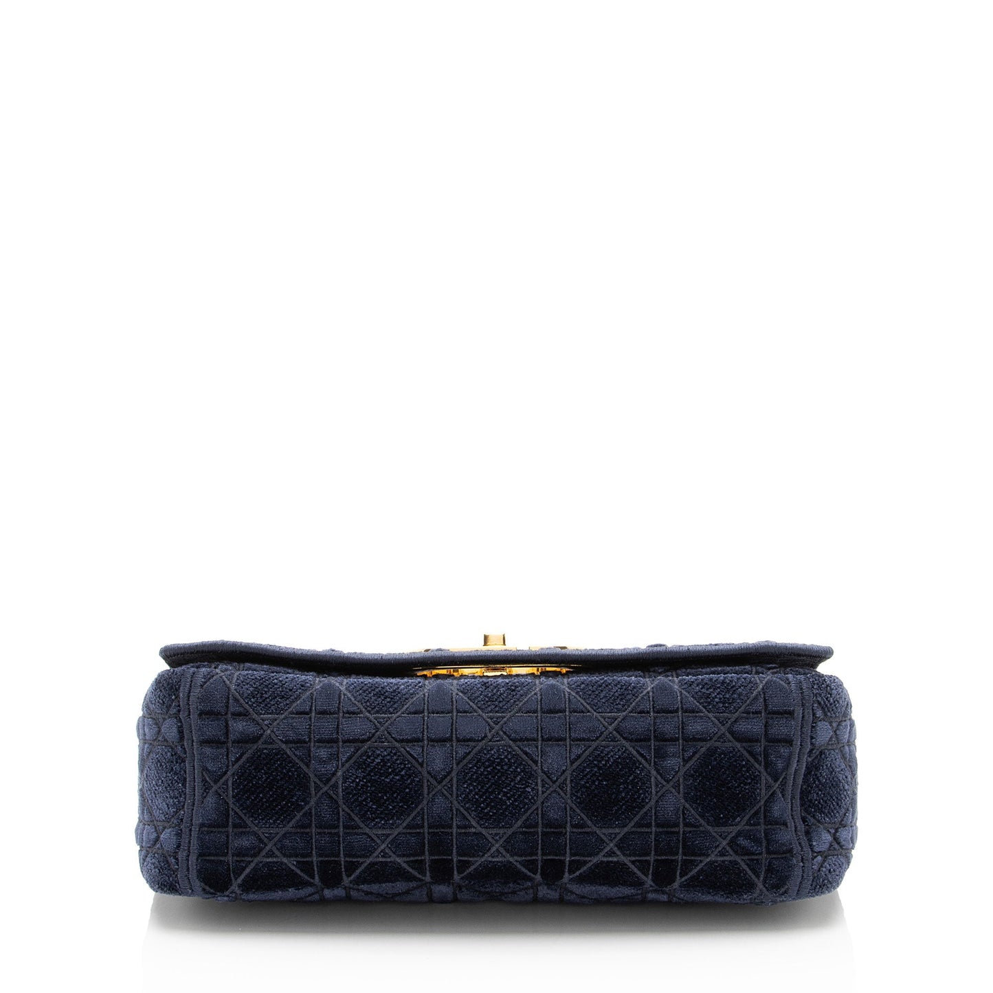 Dior Velvet Cannage Caro Medium Shoulder Bag