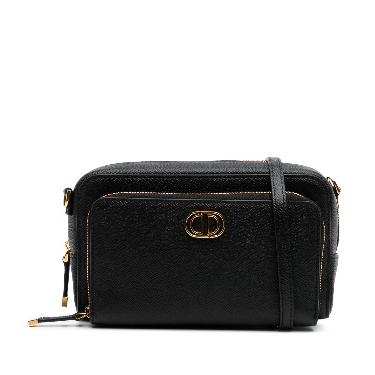 Dior Grained Calfskin Caro Double Pouch