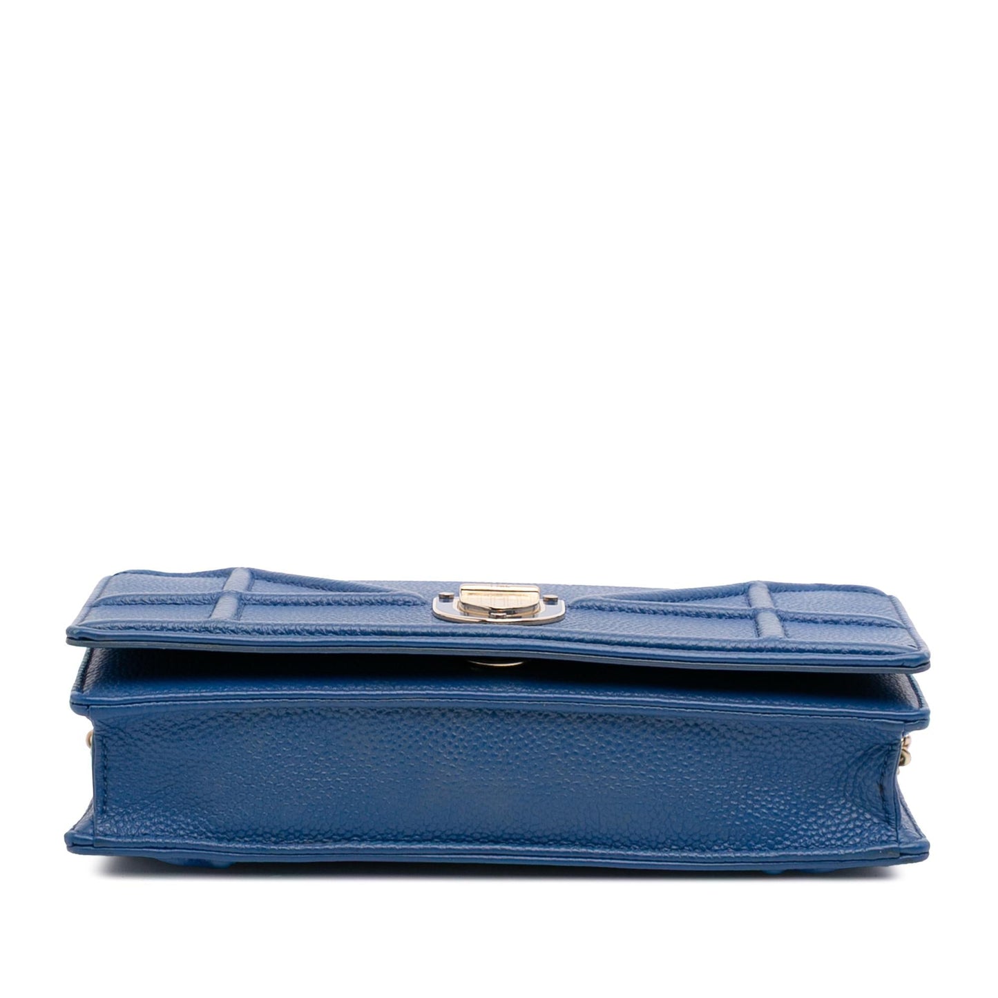Dior Grained Calfskin Diorama Wallet on Chain