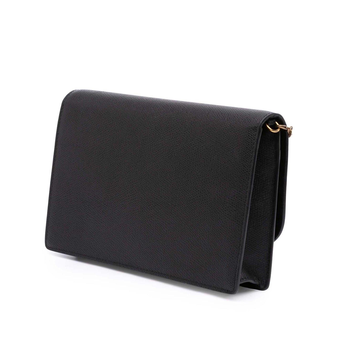 Dior Grained Calfskin Saddle Chain Pouch