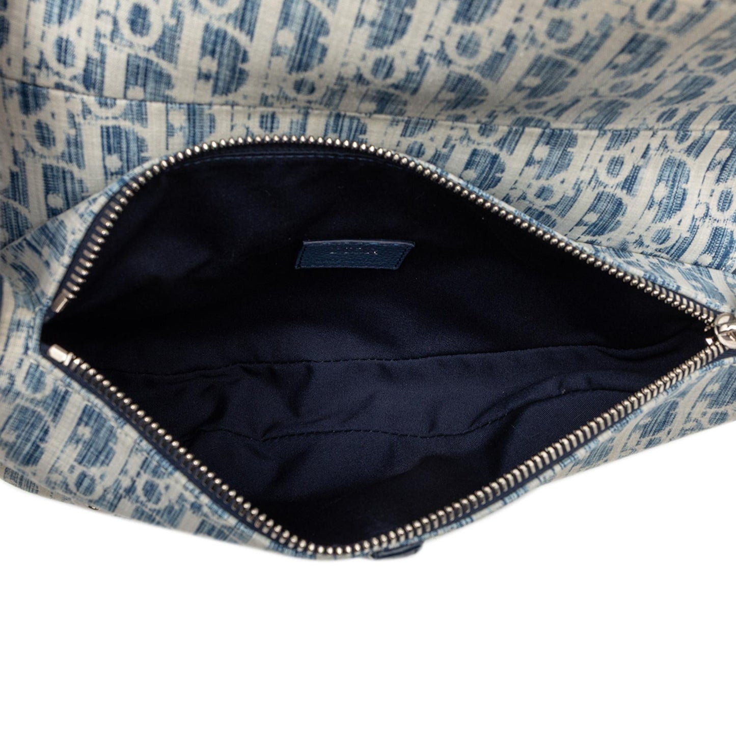 Dior Kasuri Oblique Canvas Saddle Crossbody