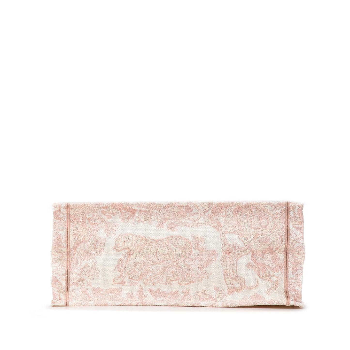 Dior Large Canvas Embroidered Dioriviera Toile De Jouy Book Tote