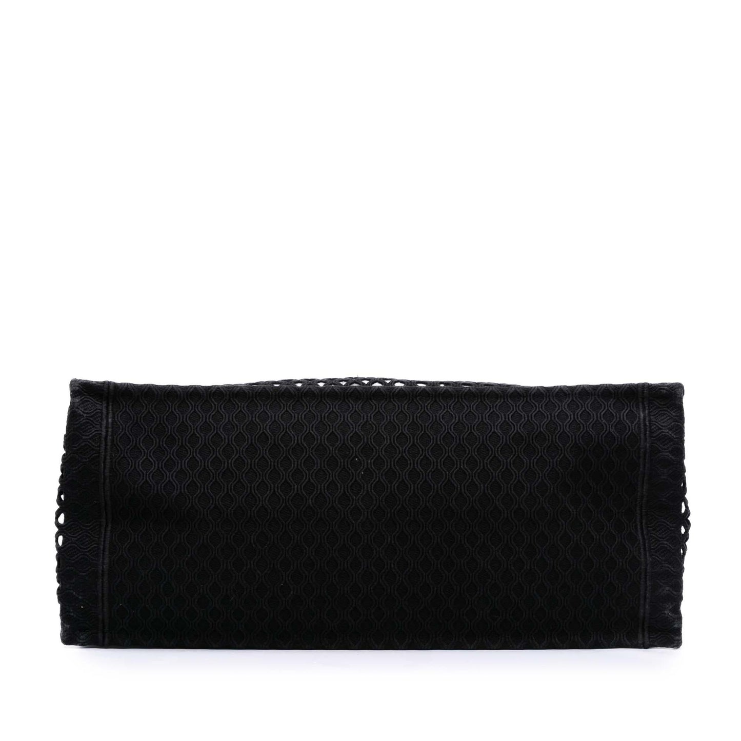Dior Large Embroidered Mesh Book Tote