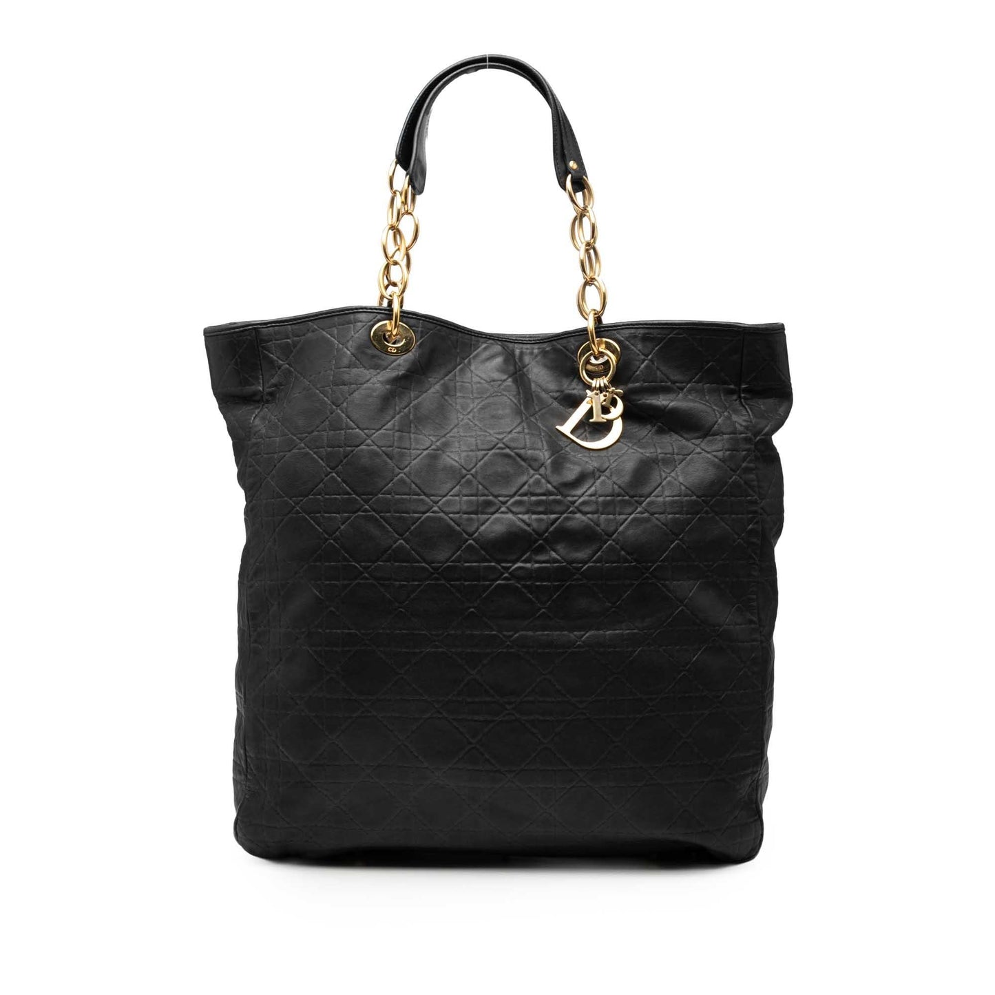 Dior Large Lambskin Cannage Lady Dior Soft Shopping Tote
