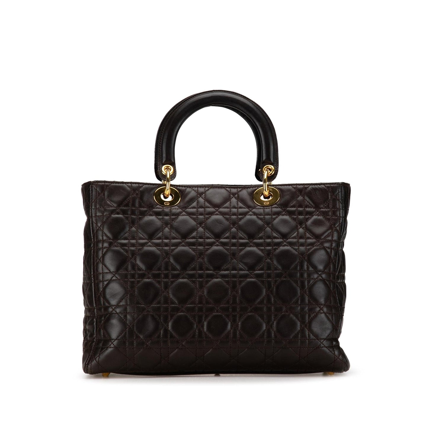 Dior Large Lambskin Cannage Lady Dior (SHG-cx7OVd)