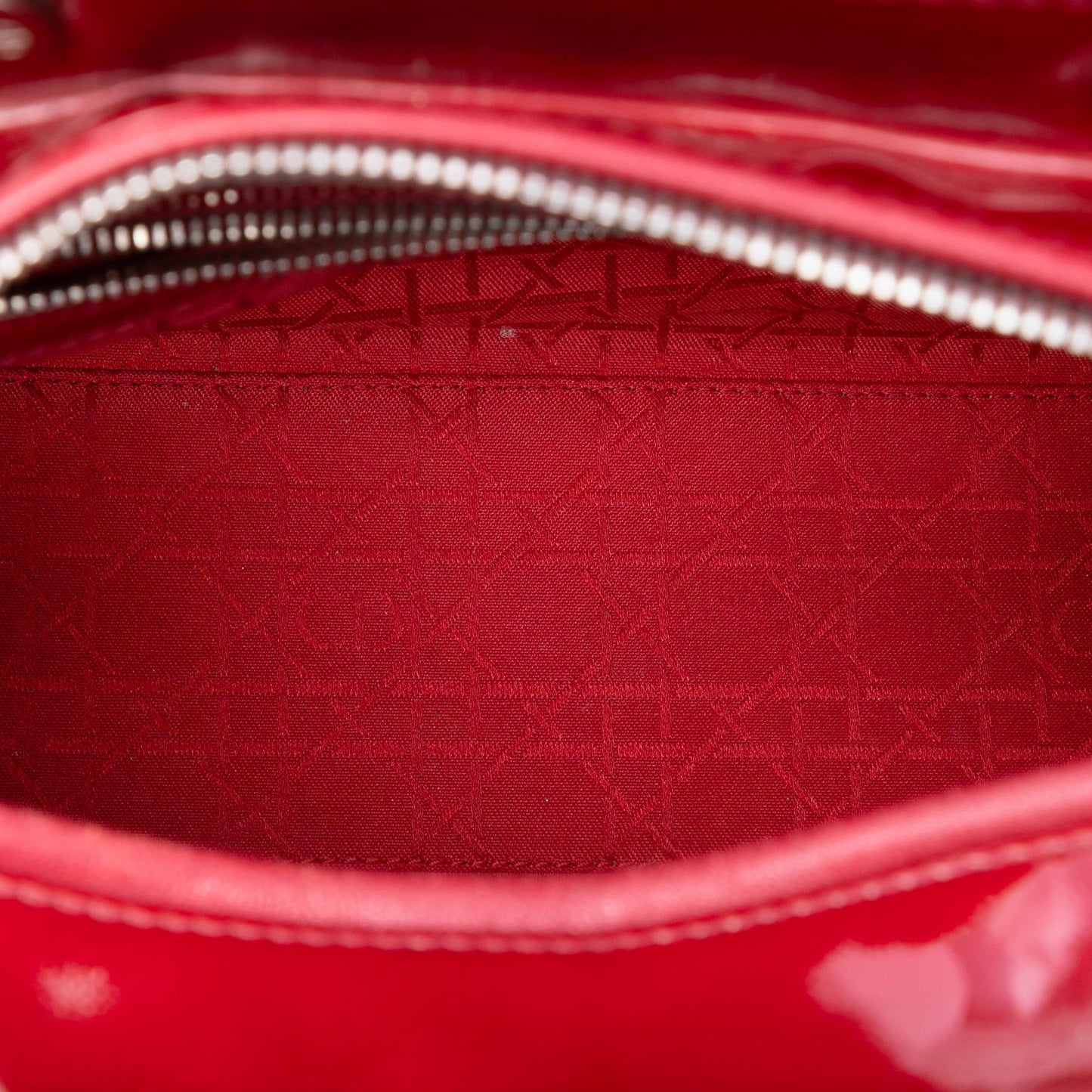 Dior Large Patent Cannage Lady Dior