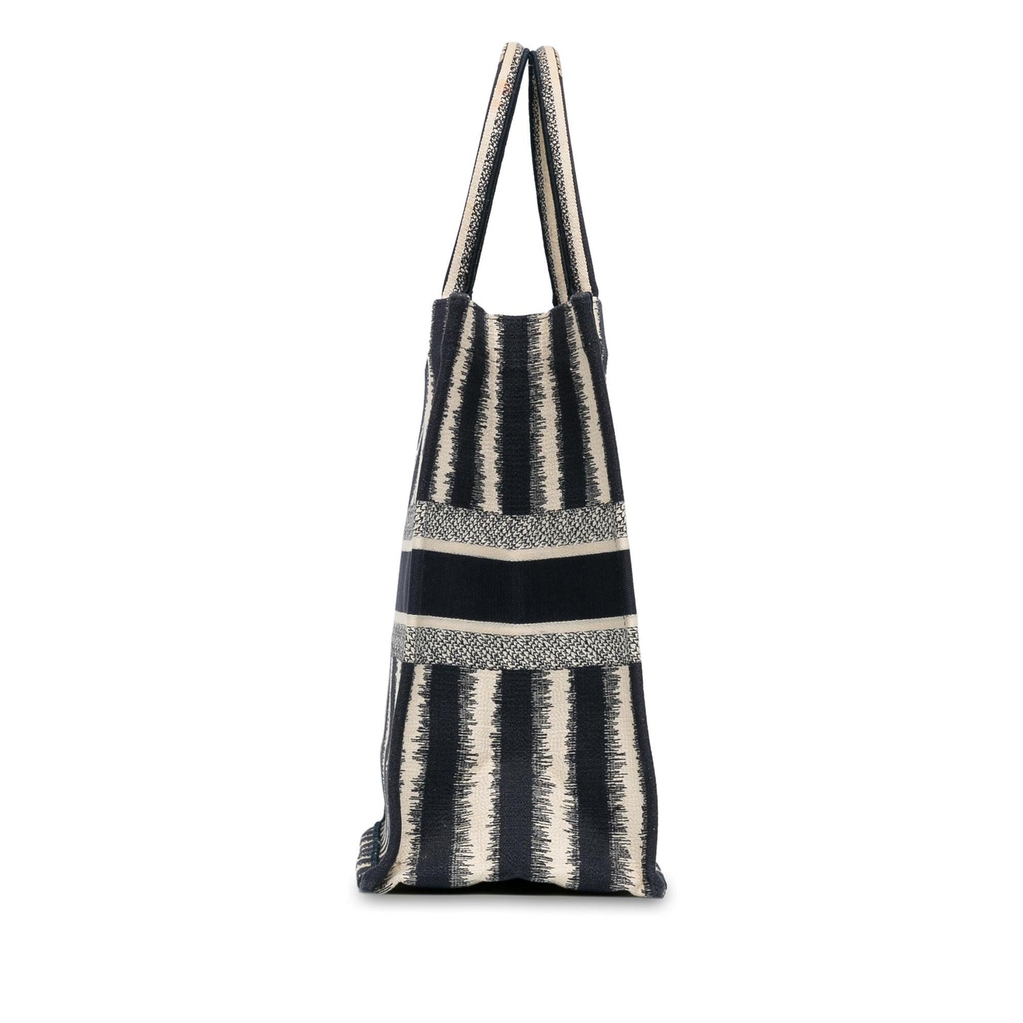 Dior Large Striped Book Tote