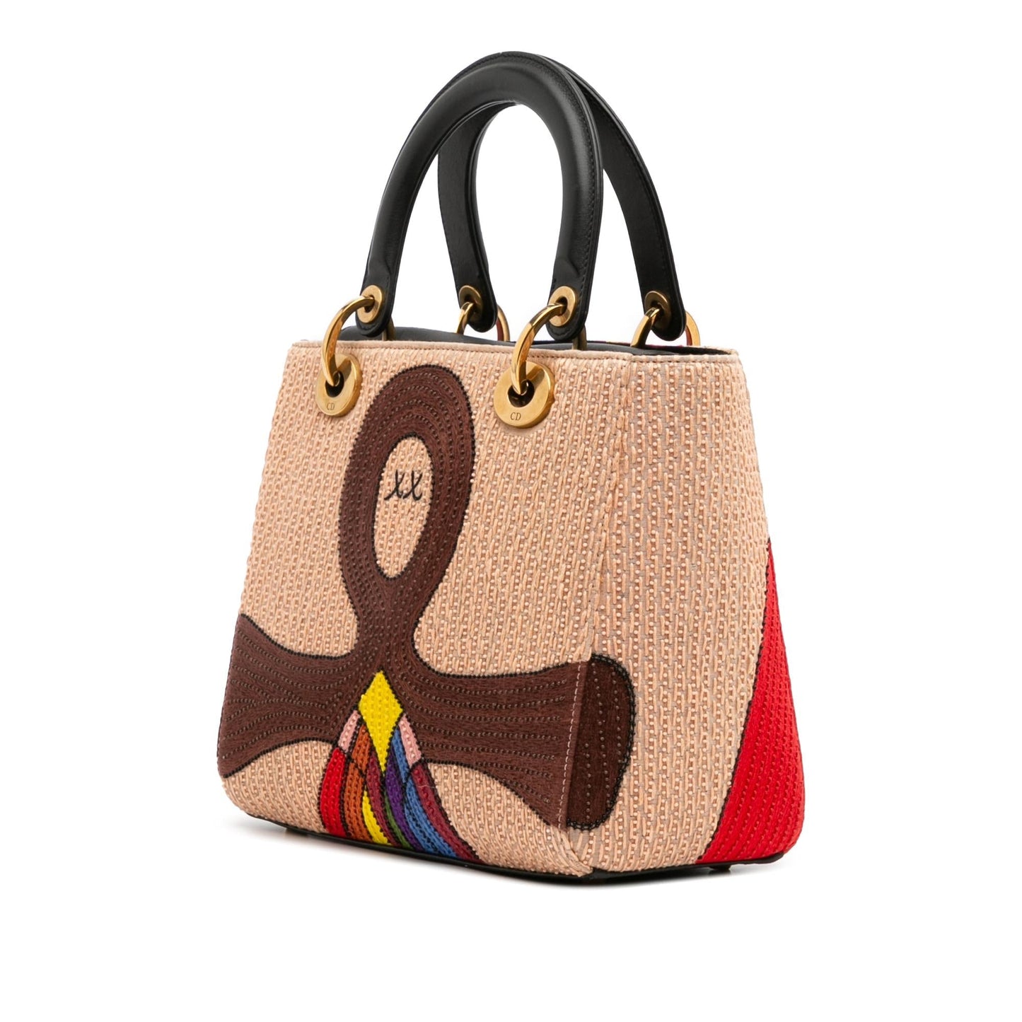 Dior Medium Calfskin Beaded and Embroidered Tarot Judgment Lady Dior