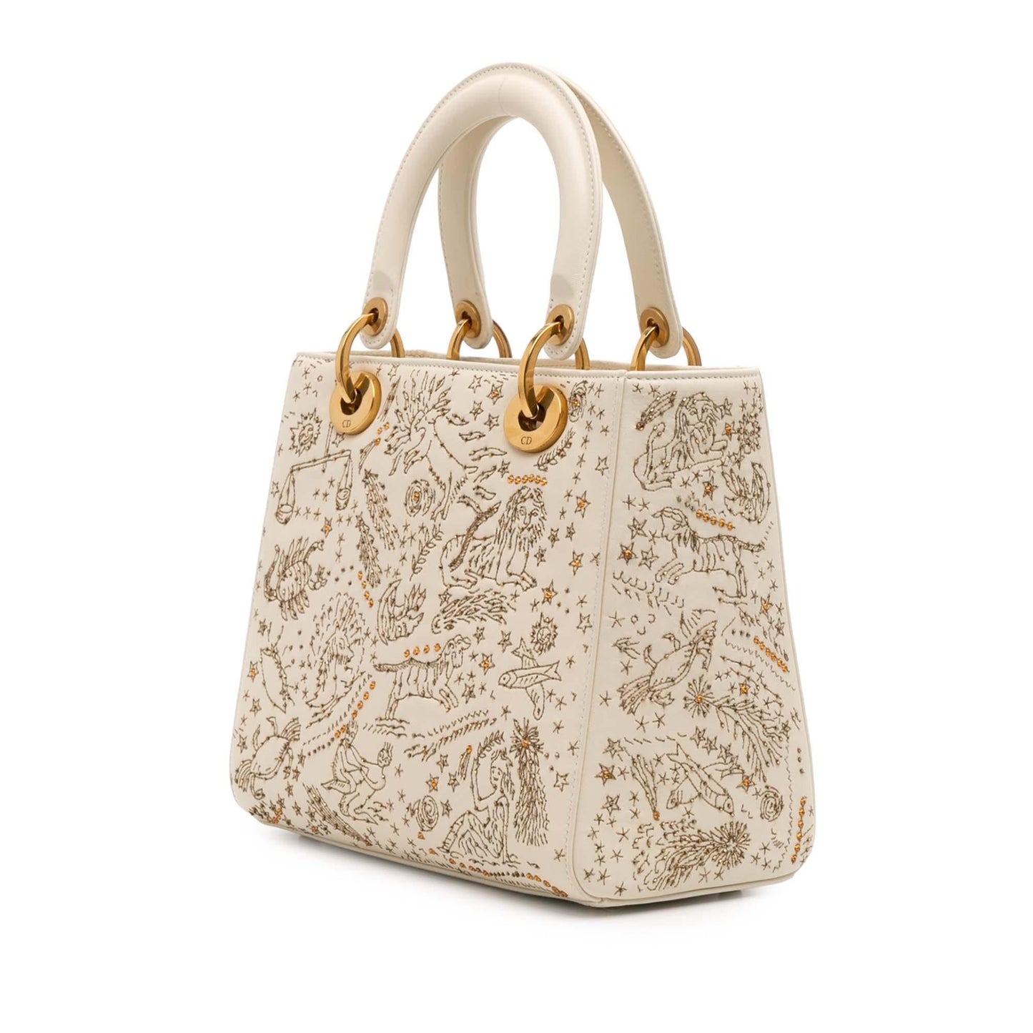 Dior Medium Calfskin Embroidered Astrology Lady Dior