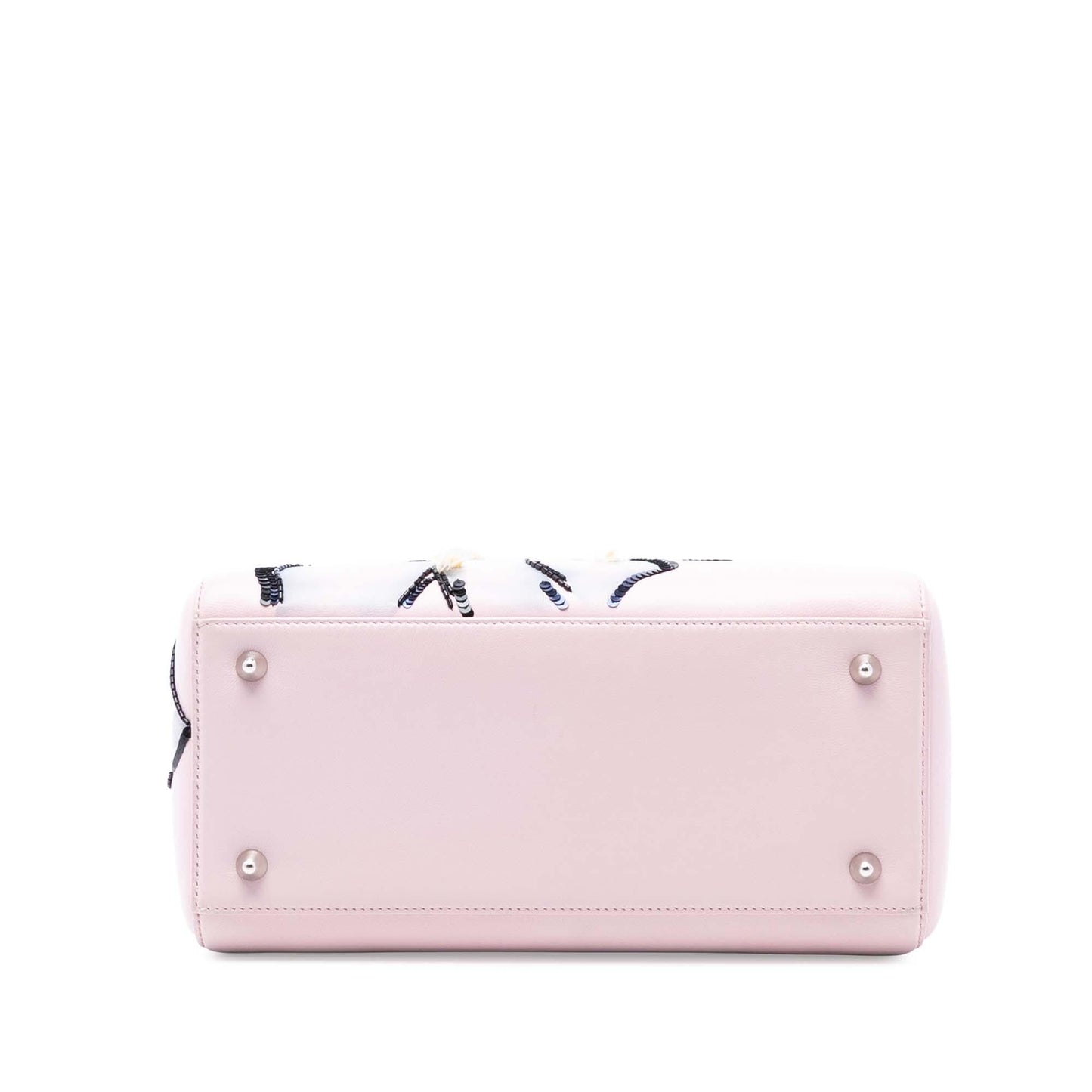 Dior Medium Calfskin Sequin Embellished Lady Dior
