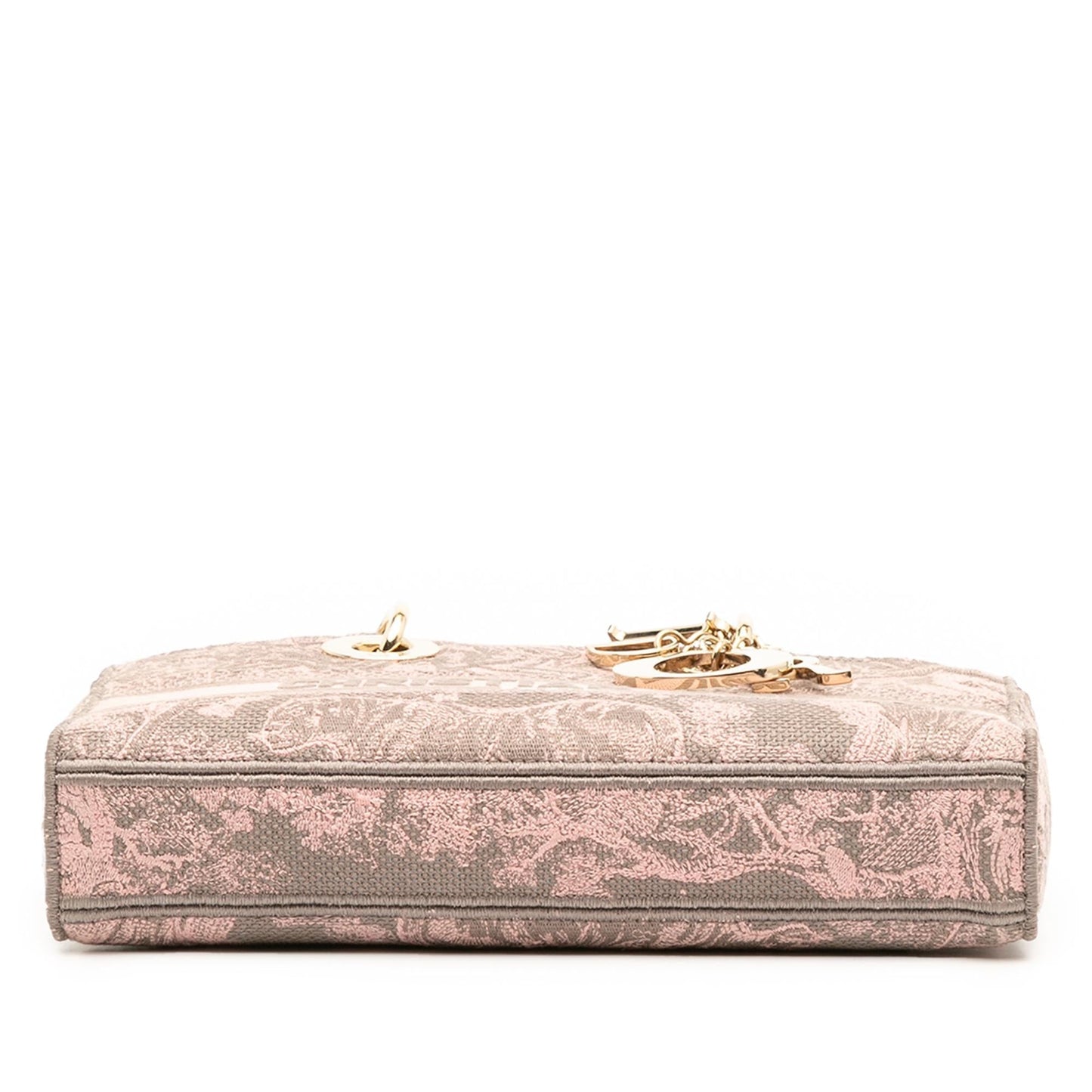 Dior Medium Canvas Embroidered Toile De Jouy Lady D Joy Satchel