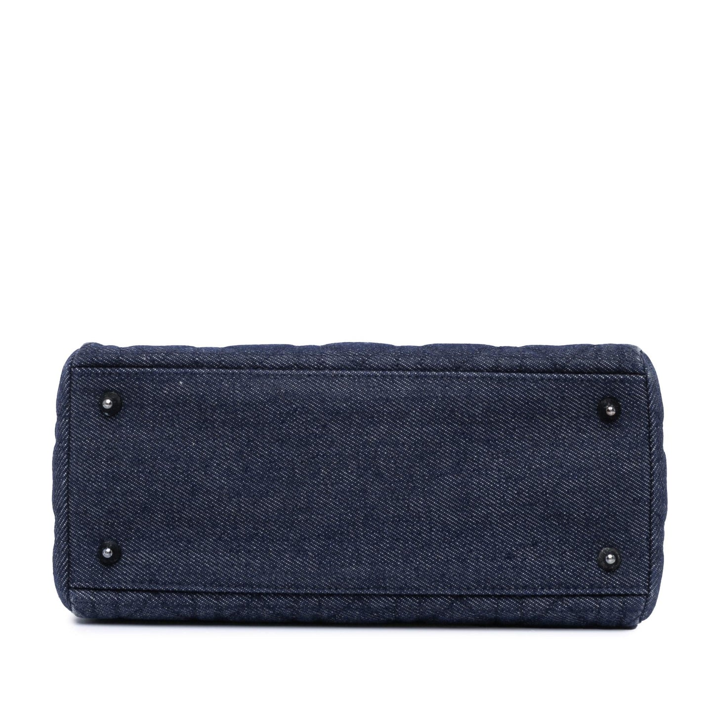 Dior Medium Denim Cannage Lady Dior