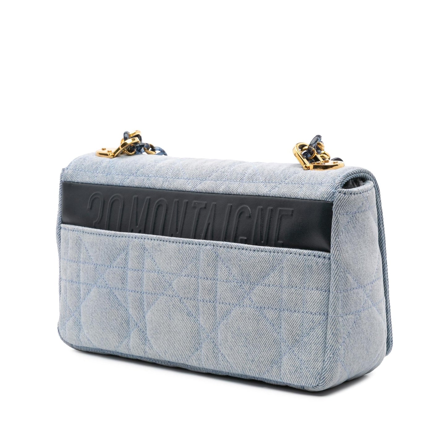 Dior Medium Denim Macrocannage Caro Bag