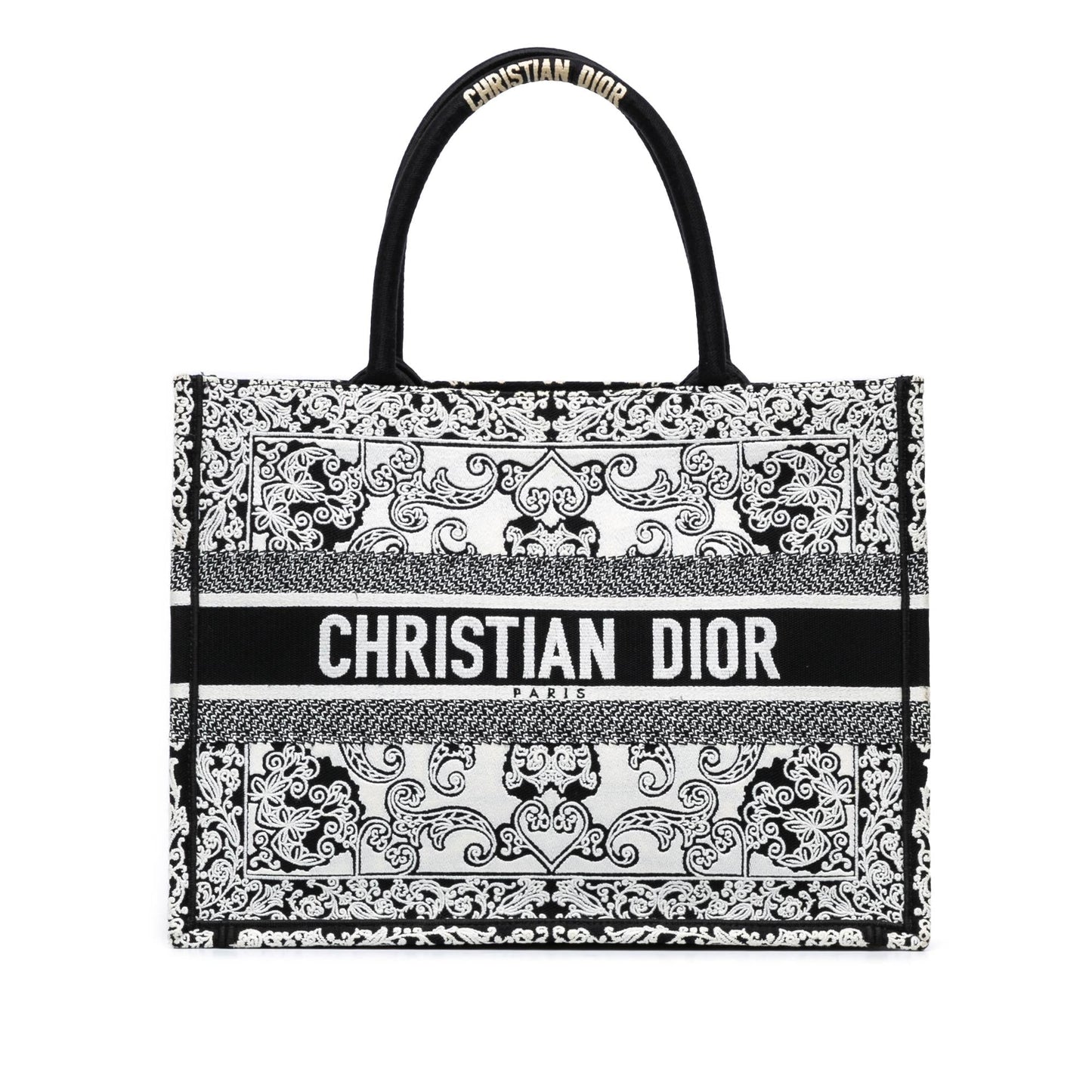 Dior Medium Embroidered Book Tote