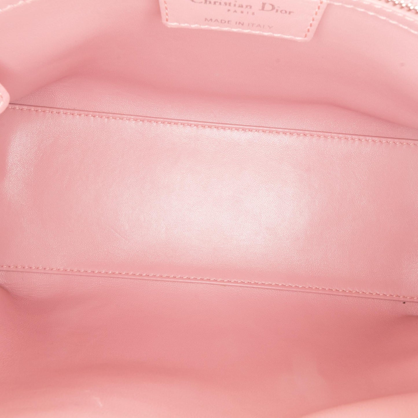 Dior Medium Lambskin And Tweed Lady Dior