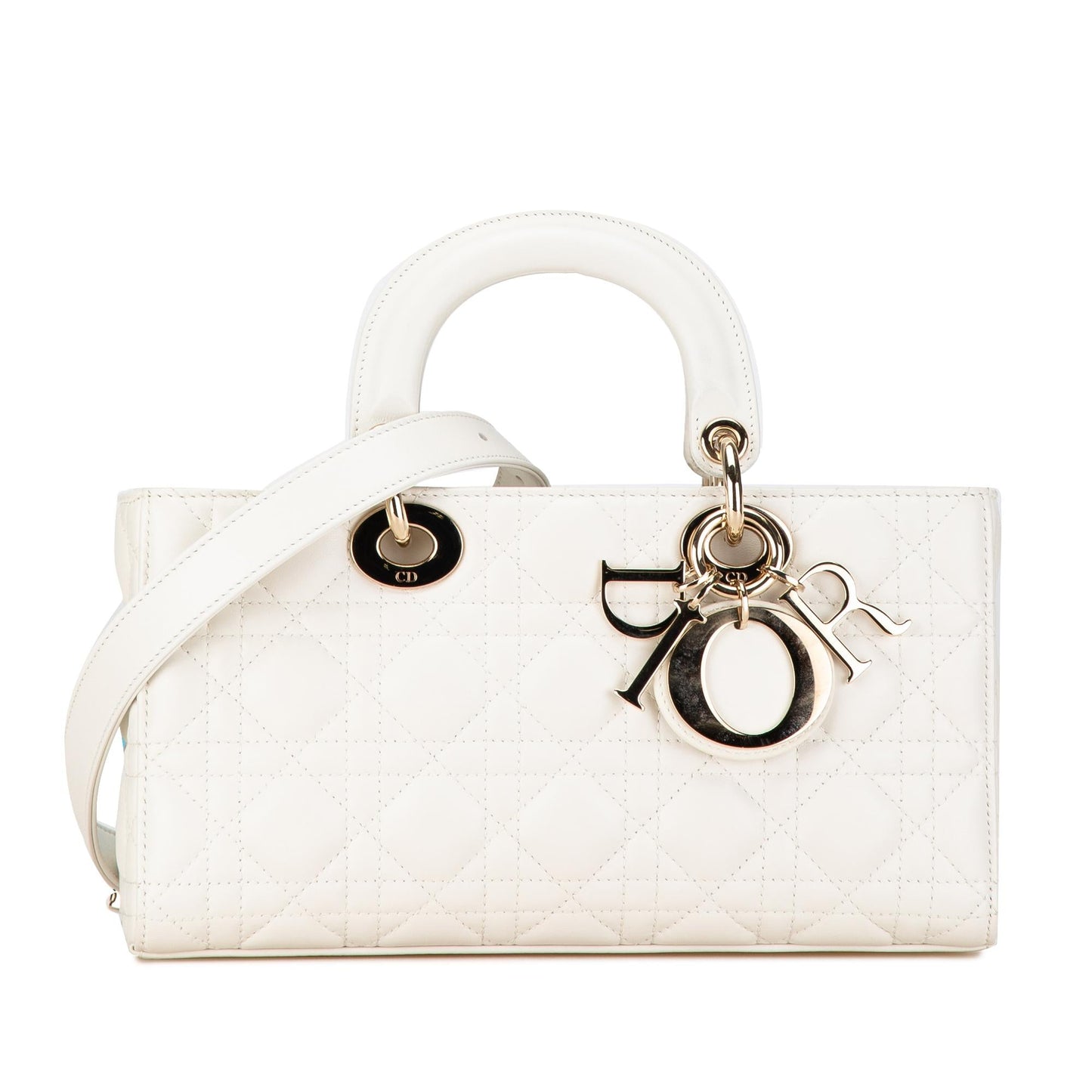 Dior Medium Lambskin Cannage Lady D-Joy (SHG-xbjwev)