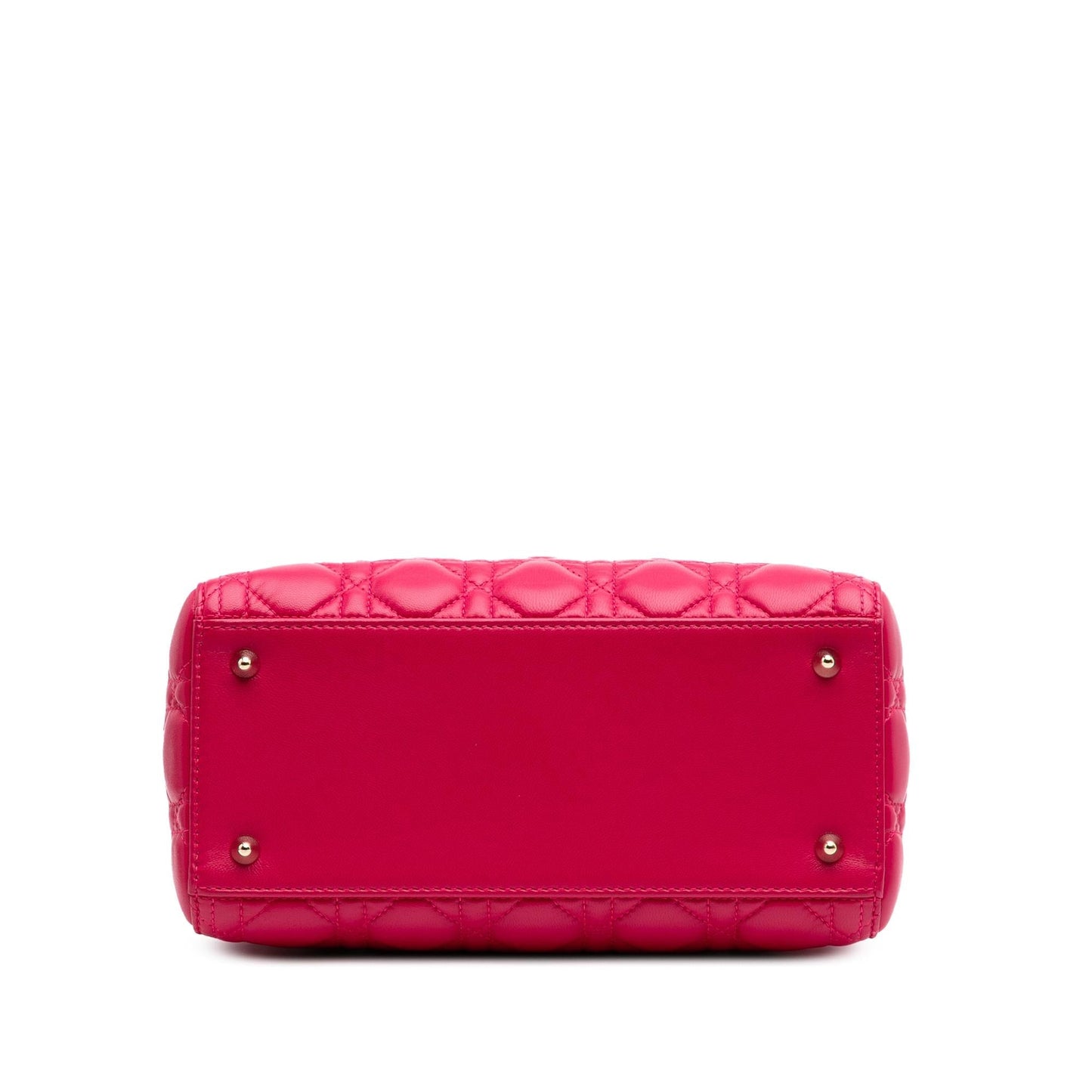 Dior Medium Lambskin Cannage Lady Dior