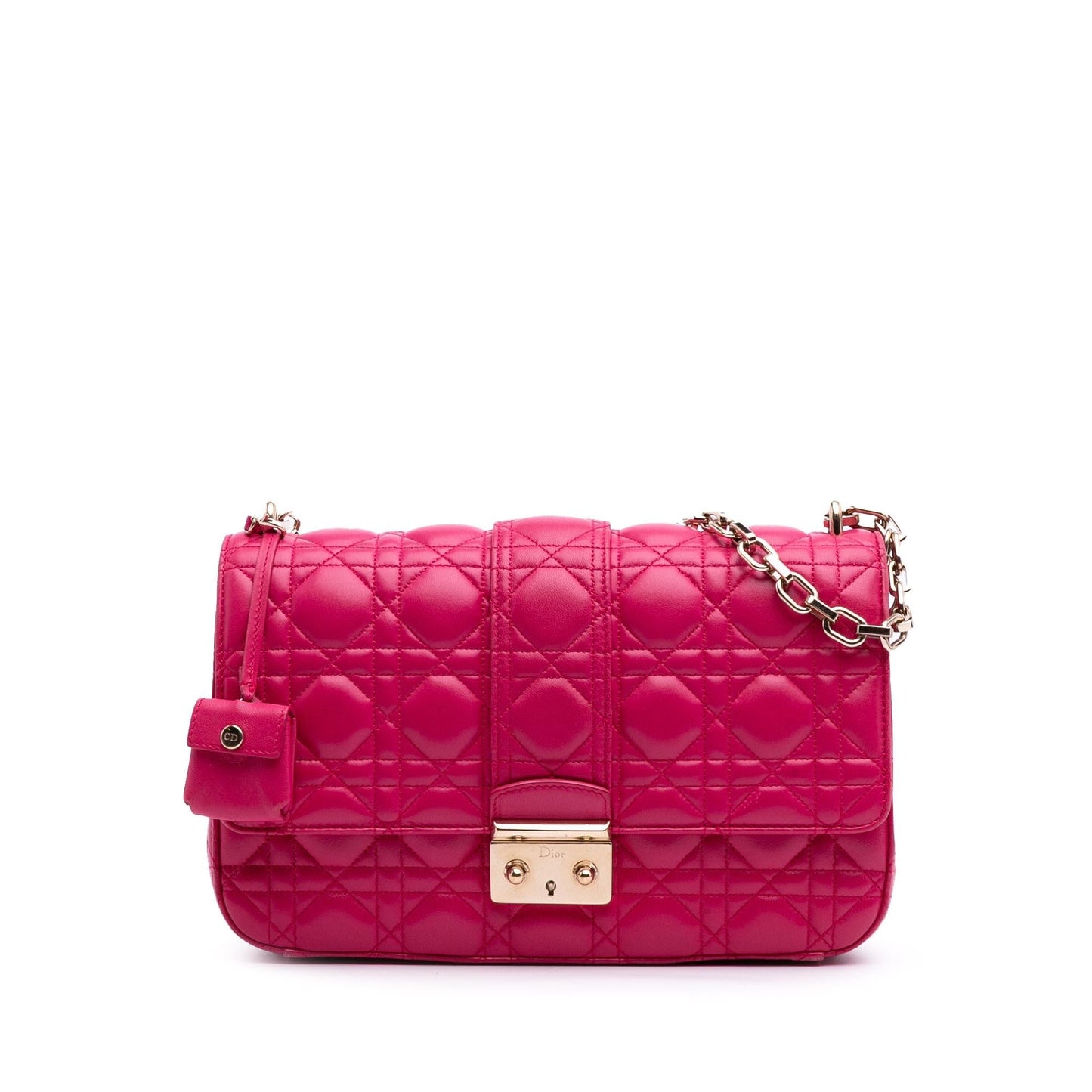 Dior Medium Lambskin Cannage Miss Dior Flap