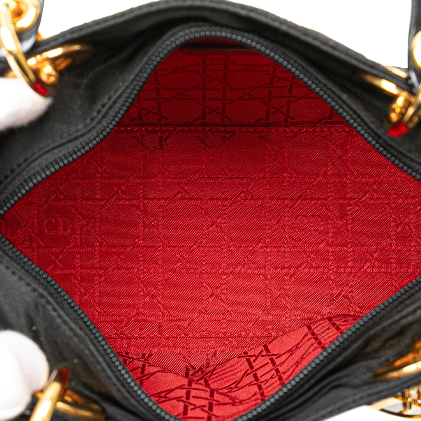 Dior Medium Nylon Cannage Lady Dior