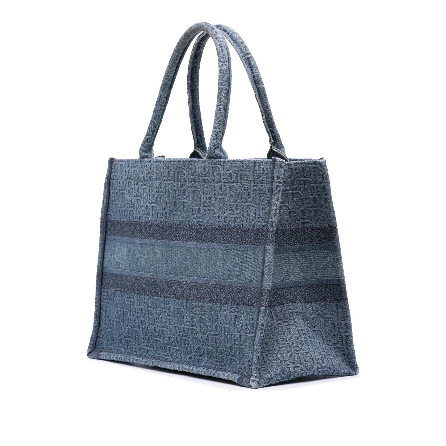 Dior Medium Oblique Denim Book Tote
