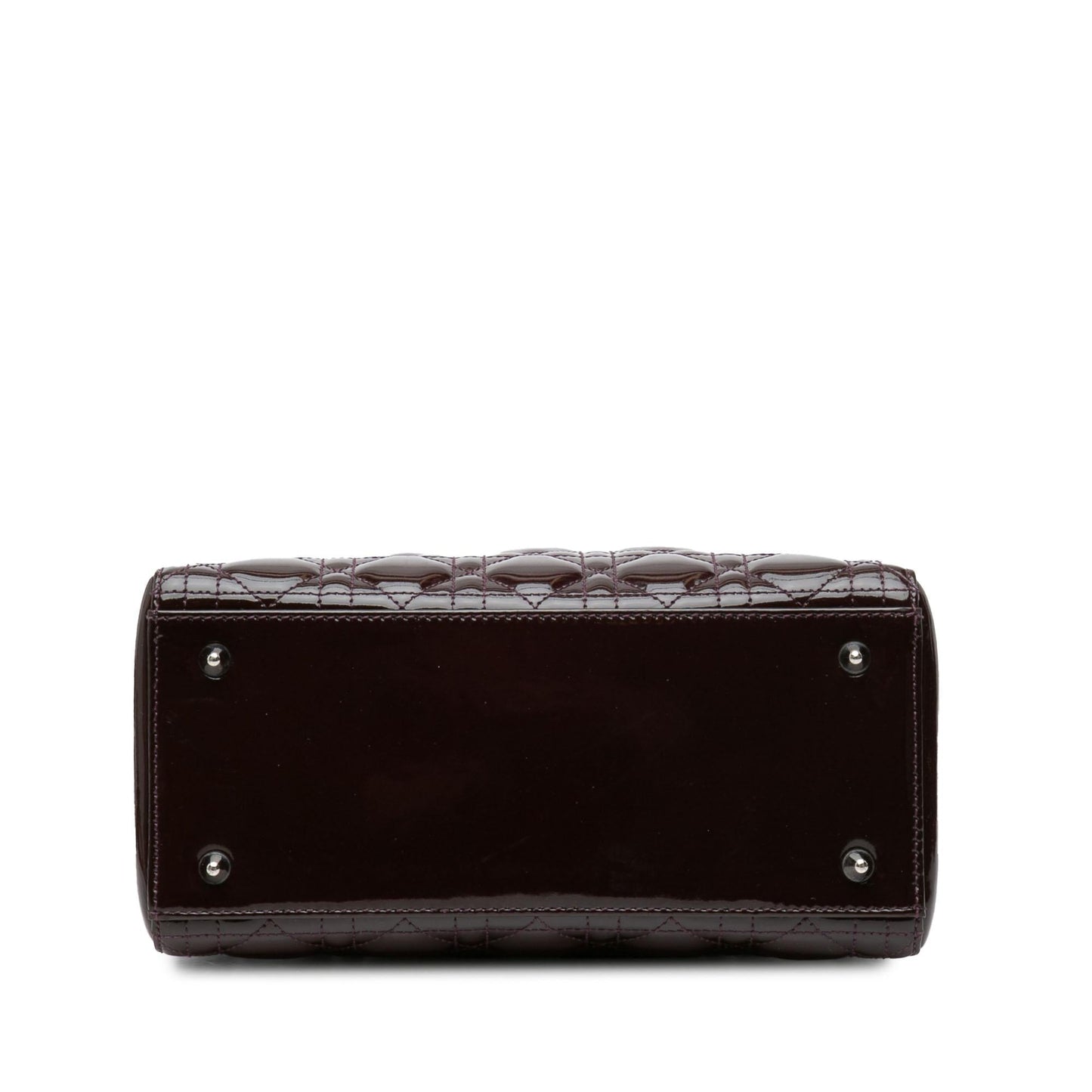 Dior Medium Patent Cannage Lady Dior